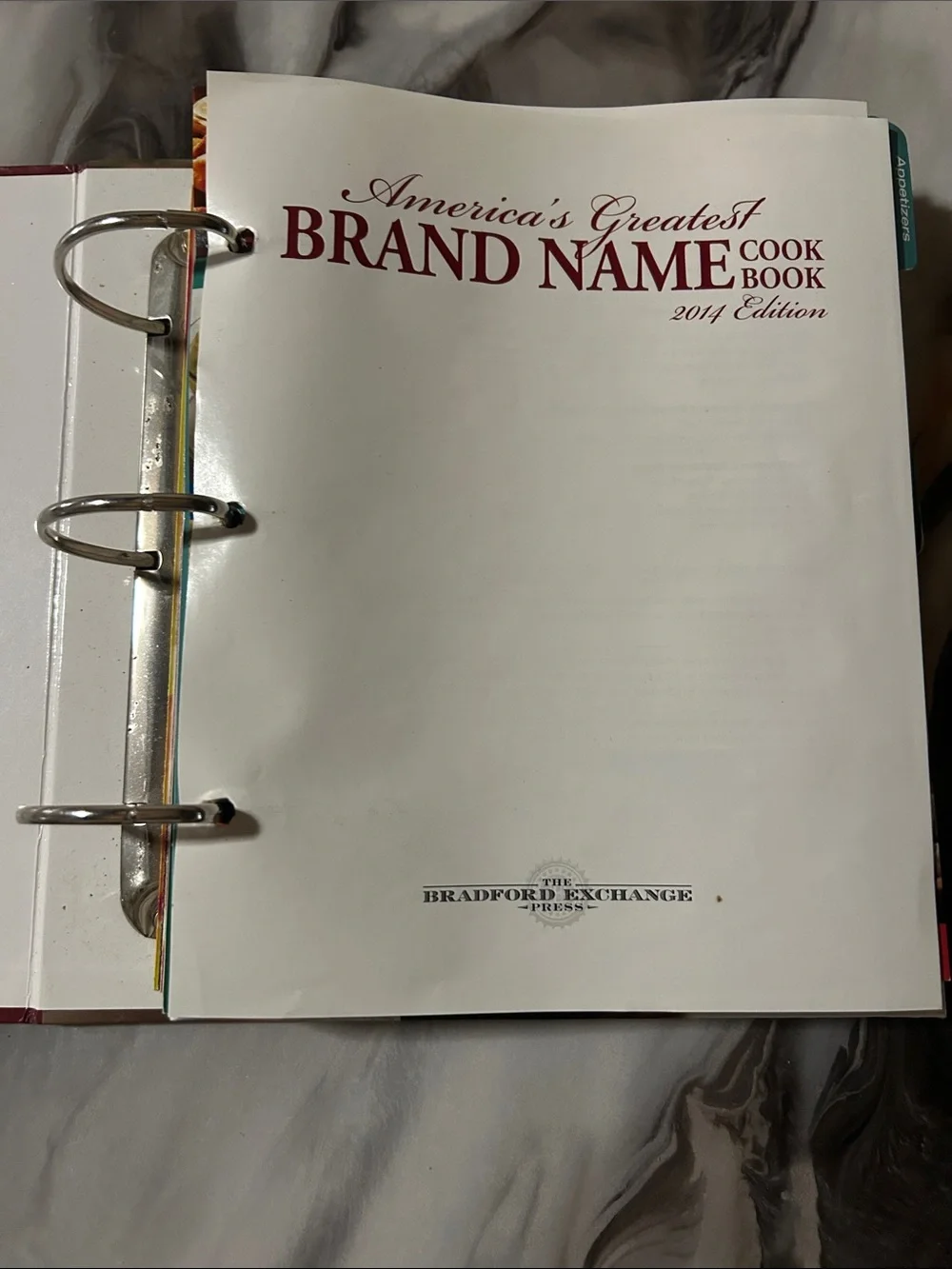 The Bradford Exchange BRAND NAME Cook Book - 2014 Edition